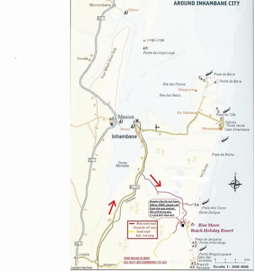אינהמבאנה Blue Moon Beach Holiday Resort מראה חיצוני תמונה